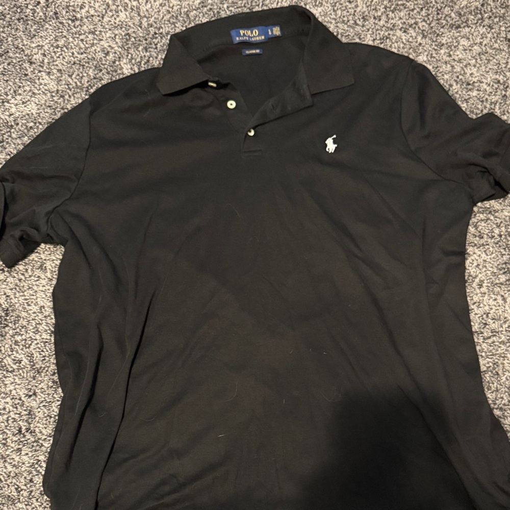 Polo by Ralph Lauren Classic Black Polo Shirt